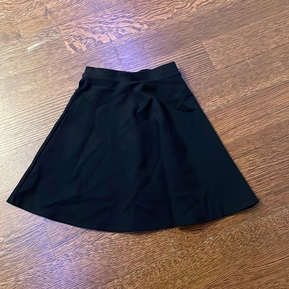 black skirt